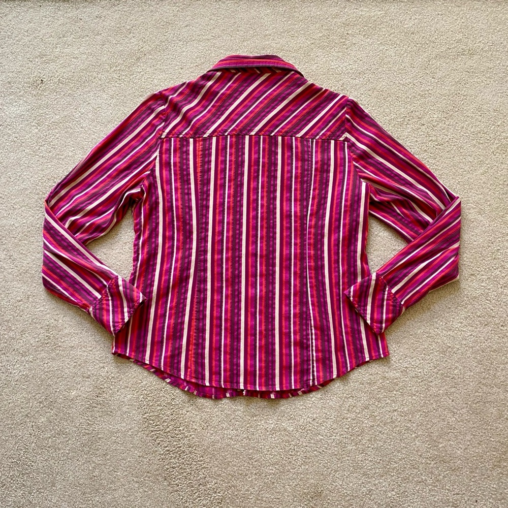 Bushwacker Striped Button Down Shirt - Picture 3 of 3